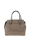 Hispanitas Patent Satchel Grab Bag, Taupe