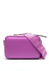 Hispanitas Patent Box Shoulder Bag, Violet
