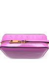 Hispanitas Patent Box Shoulder Bag, Violet