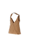 Hispanitas Quilted Hobo Shoulder Bag, Gobi