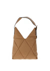 Hispanitas Quilted Hobo Shoulder Bag, Gobi