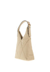 Hispanitas Quilted Hobo Shoulder Bag, Marfil