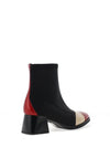 Hispanitas Milan Colour Block Heeled Ankle Boots, Black Multi