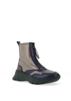 Hispanitas Colour Block Zip Front Boots, Multi