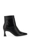 Hispanitas Rio Leather Patent Heeled Boots, Black