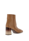 Hispanitas Soho Leather Heeled Ankle Boots, Gobi