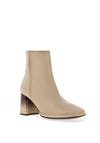 Hispanitas Soho Leather Heeled Ankle Boots, Marfil