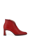 Hispanitas Ankara Pointed Toe Heeled Boots, Red