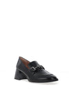 Hispanitas Heeled Patent Loafers, Black