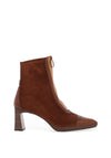 Hispanitas Soho Suede Pointed Toe Heeled Boots, Brown