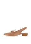 Hispanitas Azucena Sling Back Loafer Style Shoes, Tan