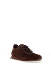 Hispanitas Zinnia Suede Stud Detailed Trainers, Brown