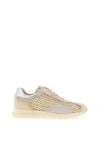 Hispanitas Oregon Woven Mesh Trainers, Beige
