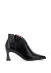 Hispanitas Dalia Grained Leather Heeled Boot, Black