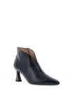 Hispanitas Dalia Grained Leather Heeled Boot, Marine