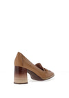 Hispanitas Monaco Leather Heeled Shoe, Gobi