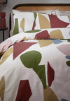 Hoem Meta Cotton Rich Multi Duvet Set, Multi