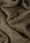 Riva Hoem Morni Tassel Fringe Throw, Willow