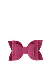 Hollihops And Flutterflies Velvet Bow, Pink