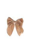 Hollihops And Flutterflies Velvet Bow, Beige