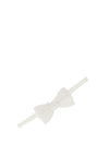 Hollihops and Flutterdlies Lace and Glitter Bow Headband, White