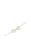 Hollihops and Flutterdlies Pearl Glitter Bow Headband, Cream