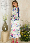 Hope and Ivy Caroline Floral Dress, Multi Coloured
