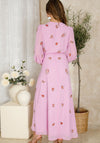 Hope and Ivy Kara Embellished Wrap Dress, Pink
