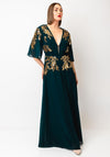 Hope & Ivy Macey Embellished Maxi Dress, Green