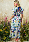 Hope & Ivy Charlotte-Ann Floral Midi Dress, Multi-Coloured