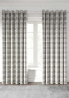 Helena Springfield Harriet Ready Made Lined Eyelet Curtains 90”x90”, Mocha