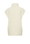 Ichi Adison Cable Knit Sweater Vest, Beige