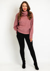 Ichi Kamara Knit Sweater, Heather Rose