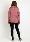Ichi Kamara Knit Sweater, Heather Rose