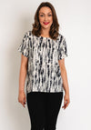 Ichi Vera Print T-Shirt, Tie Dye