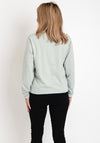 Ichi Mira Long Sleeved Stripe T-Shirt, Doeskin