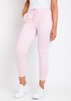 Ichi Kate Cropped Jogger Trousers, Baby Pink