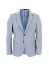 Icon Men’s Single Breasted Blazer, Light Blue