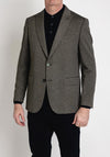 Icon Men’s Single-Breasted Blazer, Forest Green