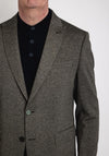 Icon Men’s Single-Breasted Blazer, Forest Green