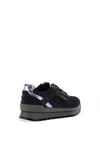 Igi & Co. Leather Metallic Side Zip Trainers, Navy