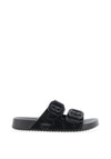 Igor Havana Patent Mule Sandals, Black