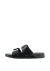 Igor Havana Patent Mule Sandals, Black