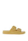 Igor Havana Patent Mule Sandals, Yellow