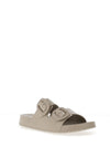 Igor Havana Patent Mule Sandals, Grey