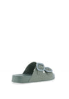 Igor Havana Patent Mule Sandals, Sage Green