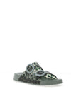 Igor Havana Leopard Print Mule Sandals, Green