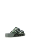 Igor Havana Leopard Print Mule Sandals, Green