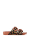 Igor Havana Leopard Print Mule Sandals, Orange