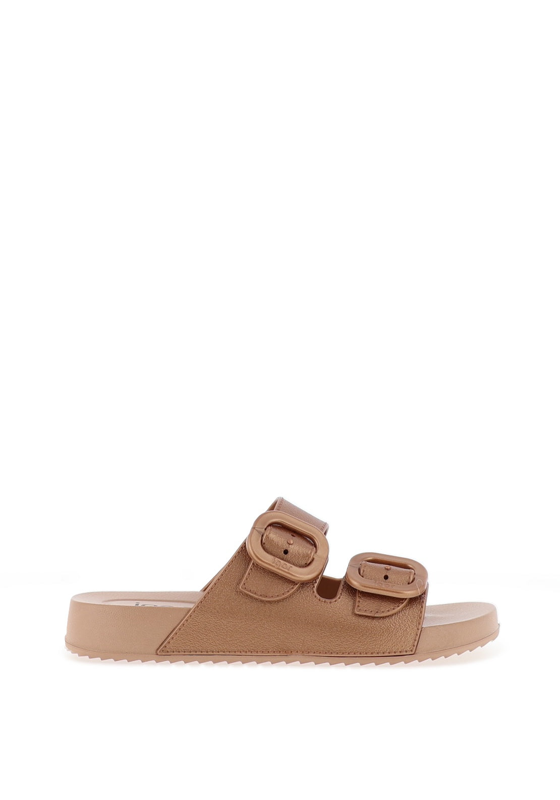 Igor Havana Metallic Mule Sandals, Bronze - McElhinneys